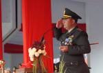 Berlangsung Khidmat: Dandim Bojonegoro Pimpin Upacara Penurunan Bendera HUT ke-81 RI