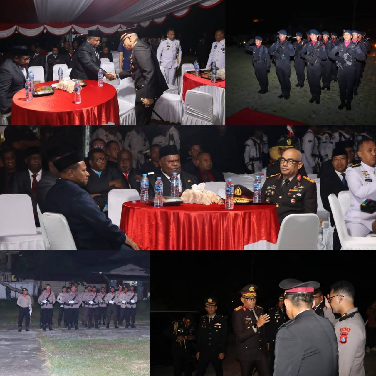 Kapolda Papua Barat Daya Hadiri Renungan Suci HUT ke-81 Kemerdekaan RI di TMP Trijaya Sakti