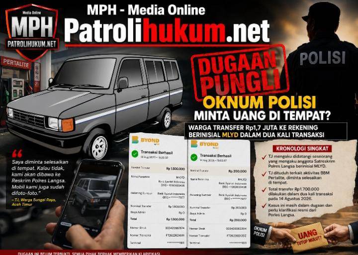Diduga Dituduh Bermain Pertalite, Warga Klaim Diminta Rp1,7 Juta oleh Oknum Polisi