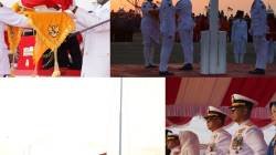 Koarmada III Hadiri Upacara Penurunan Bendera HUT Ke-81 Kemerdekaan RI Provinsi Papua Barat Daya