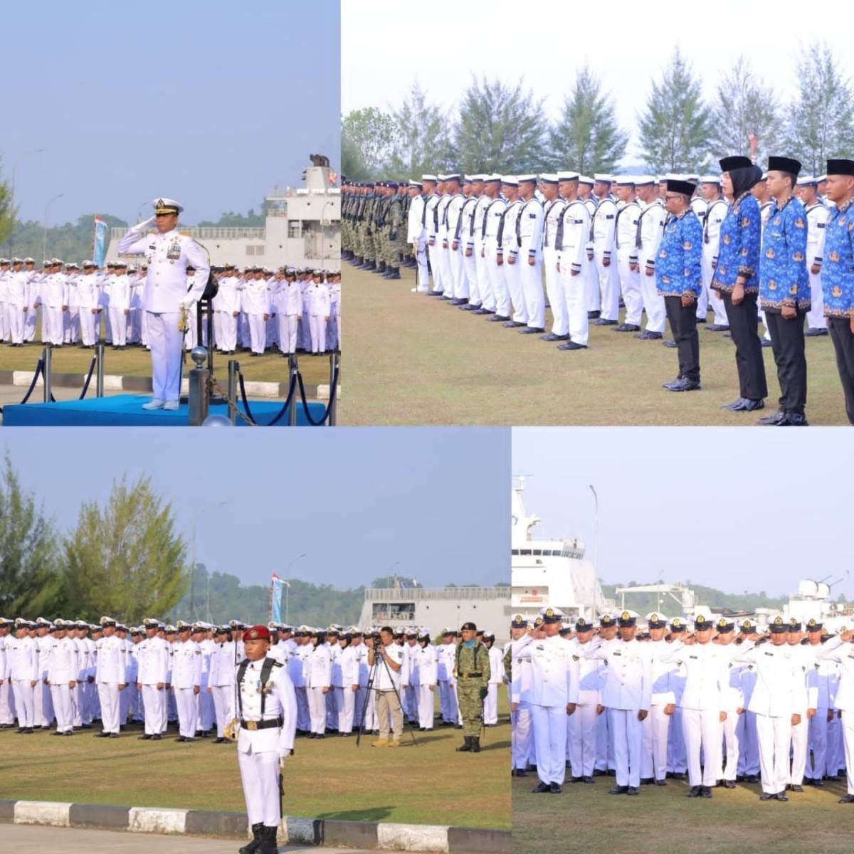 Koarmada III Gelar Upacara Peringatan HUT Ke-81 Kemerdekaan Republik Indonesia