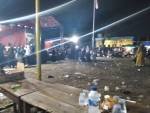 Bhabinkamtibmas Bersama TNI dan Trantib Amankan Hiburan Rakyat HUT ke-81 RI di Sukamulya