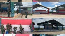 Merah Putih Warnai Enarotali, Satgas Yonif 2 Marinir Percantik Fasilitas Umum Lapangan Karel Gobay Merah Putih Warnai Enarotali, Satgas Yonif 2 Marinir Percantik Fasilitas Umum Lapangan Karel Gobay