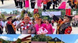 Polres Maybrat Gelar Tradisi Penyambutan Kapolres Baru AKBP Jandry Denny Sairlela
