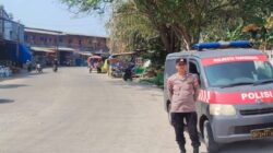 Polsek Cikupa Gelar Patroli Public Address, Sampaikan Imbauan Pencegahan Karhutla