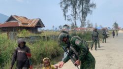 Marinir Sahabat Rakyat, Patroli Humanis Mengukir Kebahagiaan di Obano