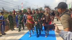 Pangdam XVIII/Kasuari Resmikan Jembatan Garuda Merah Putih, Wujud Nyata Negara Hadir Untuk Rakyat di PBD