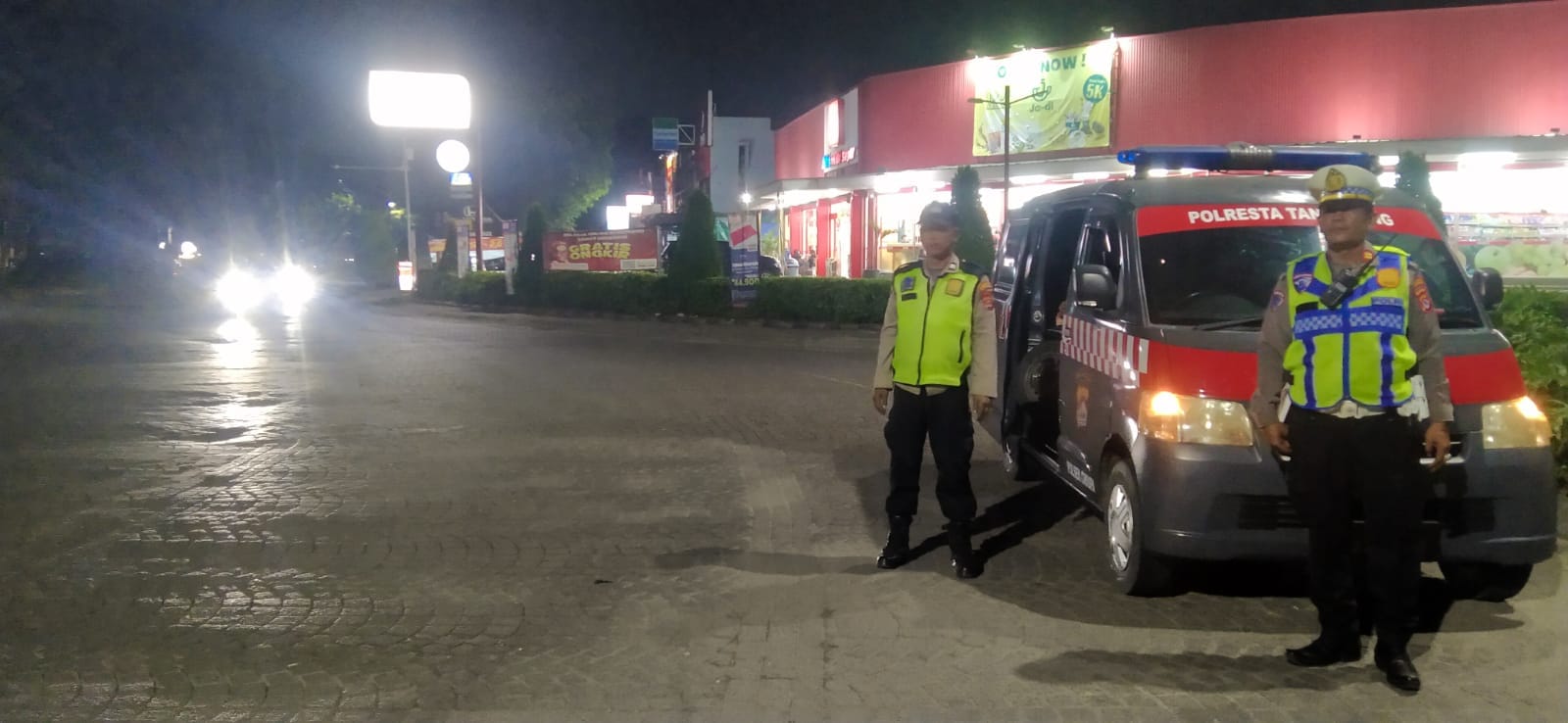 Polsek Cikupa Gelar Ops Cipkon KRYD, IPTU Udi Muhdi Pimpin Patroli Mobile di Citra Raya