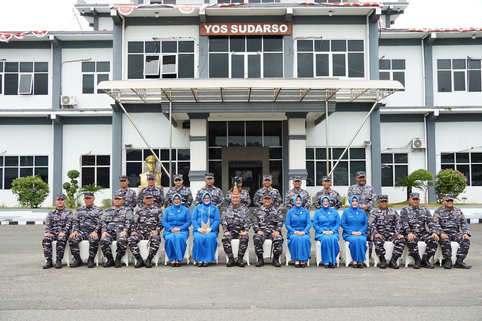 Kodaeral XIV Sorong Menerima Kunjungan Kerja Panglima Koarmada RI