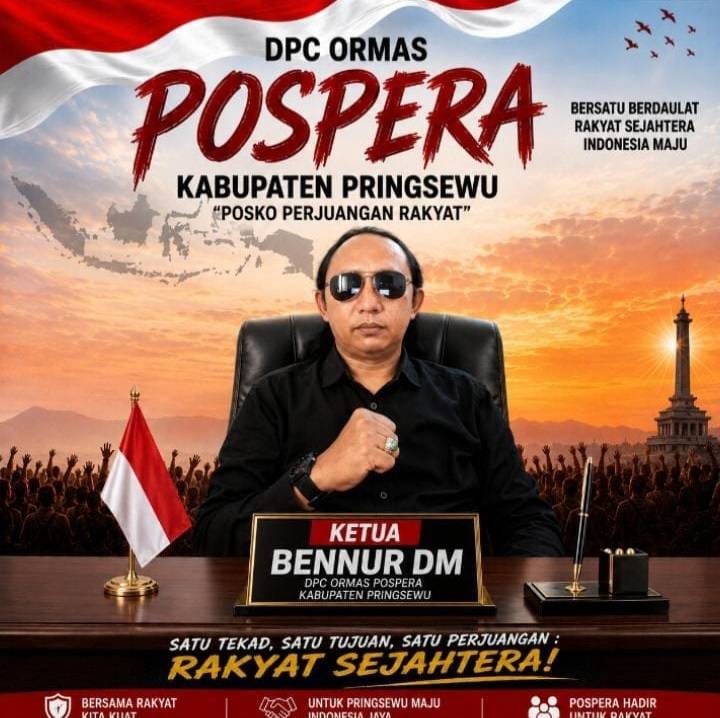 DPC POSPERA KABUPATEN PRINGSEWU UCAPKAN DIRGAHAYU RI KE-81