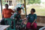 Satgas TMMD Ke-129 Pastikan Kesehatan Warga Masyarakat dan Personel Tetap Prima Demi Suksesnya TMMD di Kampung Sesor