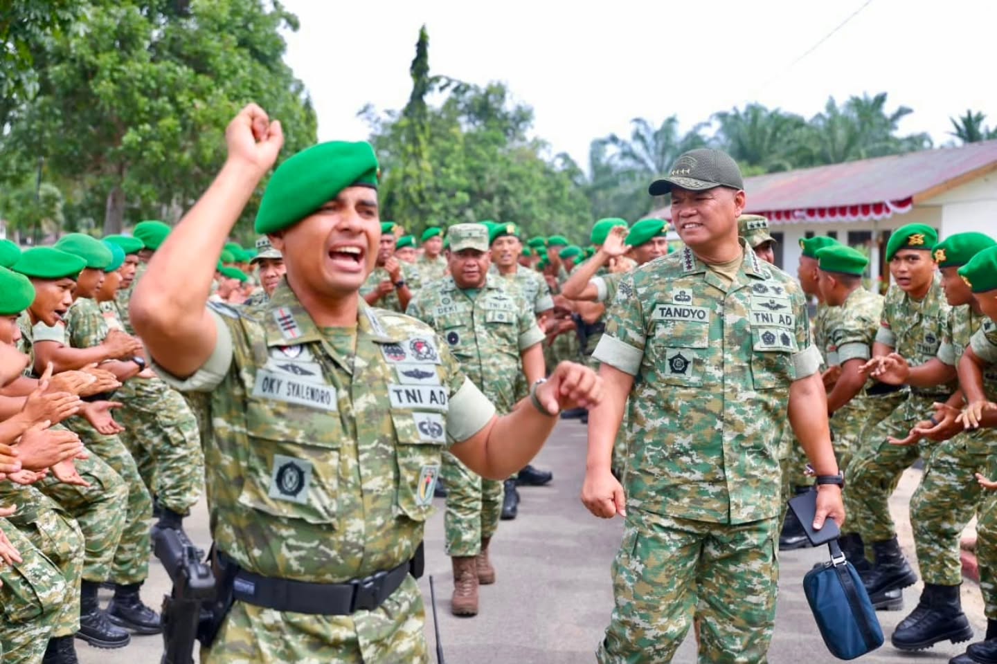 Wapang TNI Tinjau Kesiapan Yonif TP di Sumatera Utara