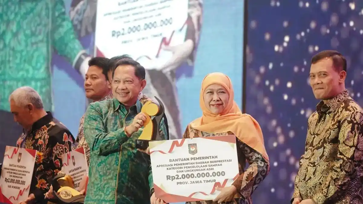 Jatim Terbaik dalam Pengolahan Sampah dan Lingkungan Asri