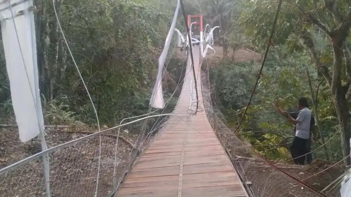 Jembatan Gantung Pongpet di Pangandaran: Proyek yang Dikhususkan untuk Masyarakat