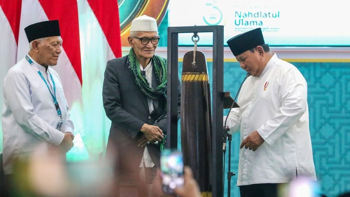 Pengucapan Selamat Prabowo kepada Pemimpin Baru Nahdlatul Ulama