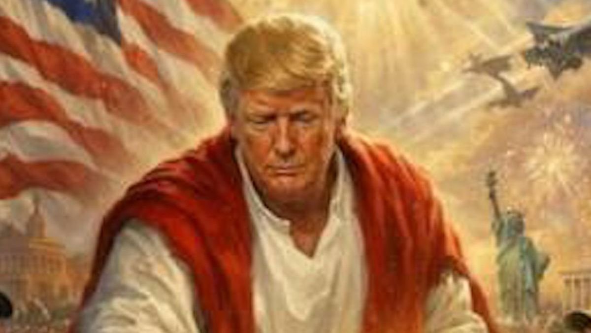 Menganalisis Motif Unggahan Gambar AI Donald Trump