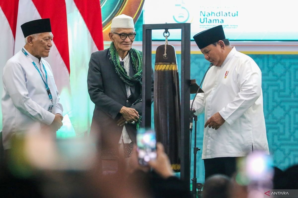 Penutupan Muktamar ke-35 Nahdlatul Ulama oleh Presiden Prabowo Subianto