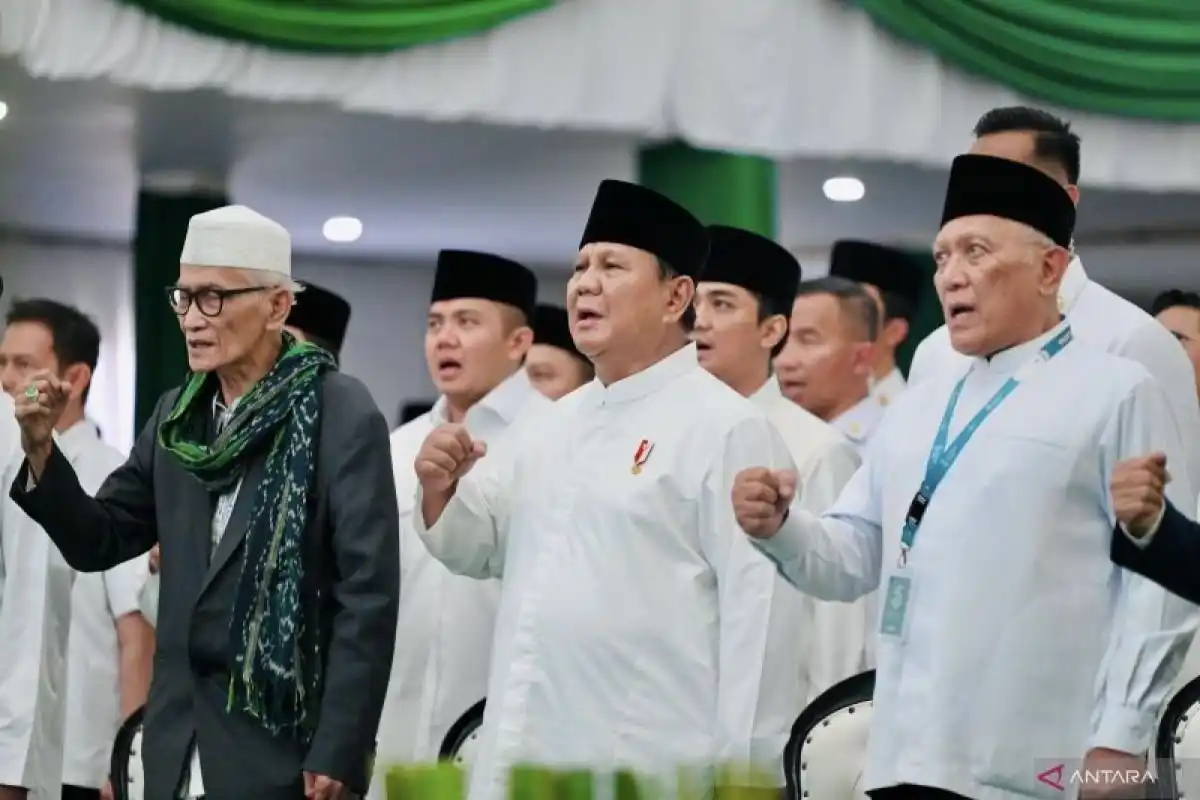 Penutupan Muktamar Nahdlatul Ulama ke-35 oleh Prabowo Subianto