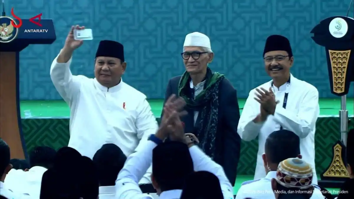 Presiden Prabowo Resmi Bergabung dengan Nahdlatul Ulama