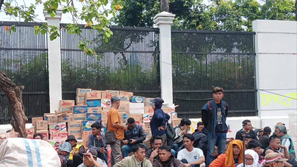 Logistik Berlimpah di Aksi Demontrasi DPR