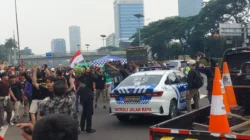 Aksi Massa Protes di Senayan Menghadapi Penutupan Akses