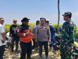 Dandim 0808/Blitar Bersama Kapolres Tinjau Kebakaran Hutan Gunung Butak Lewat Pantauan Udara