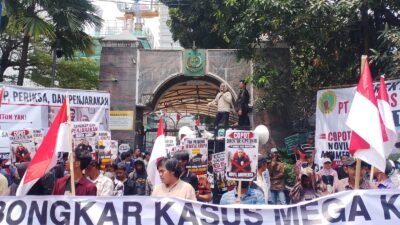 Sekitar 50 Massa Gerakan Pemuda Nusantara Gelar Aksi di Monas, Soroti Kerusuhan 27 Agustus