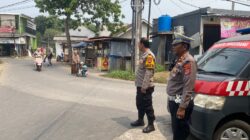 Polsek Cikupa Gelar Patroli Public Address, Sampaikan Imbauan Pencegahan Karhutla
