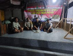 Ronda Siskamling Bersama Warga, Bhabinkamtibmas Sukadamai Perkuat Kamtibmas Lingkungan