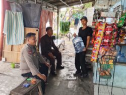 Warung Bhabinkamtibmas, Aiptu Tri Iskandar Serap Aspirasi Warga Bitung Jaya
