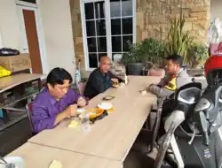 Warung Bhabinkamtibmas, Aiptu Tri Iskandar Serap Aspirasi Warga Bitung Jaya