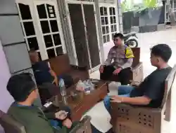Aipda Ilyas Sambangi Tokoh Masyarakat Sukamulya, Perkuat Kamtibmas dan Sosialisasi 110
