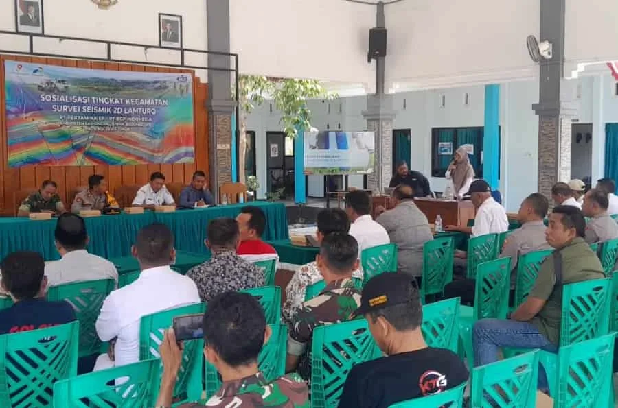 Dukung Ketahanan Energi Nasional, Bati Tuud Koramil Ngasem Bojonegoro Hadiri Sosialisasi Survei Seismik 2D Lamturo Dukung Ketahanan Energi Nasional, Bati Tuud Koramil Ngasem Bojonegoro Hadiri Sosialisasi Survei Seismik 2D Lamturo