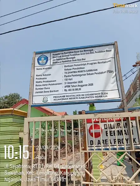 Potongan di Balik Revit Sekolah Nganjuk: Kontrak dan Pembayaran Perlu Dibuka