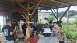 Warbin, Aipda Dieko Sambangi Warga Pasir Gadung Serap Aspirasi dan Informasi