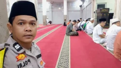 SULING, Aiptu Budiansyah Sambangi Jamaah Masjid Jami Nurrohman Talagasari
