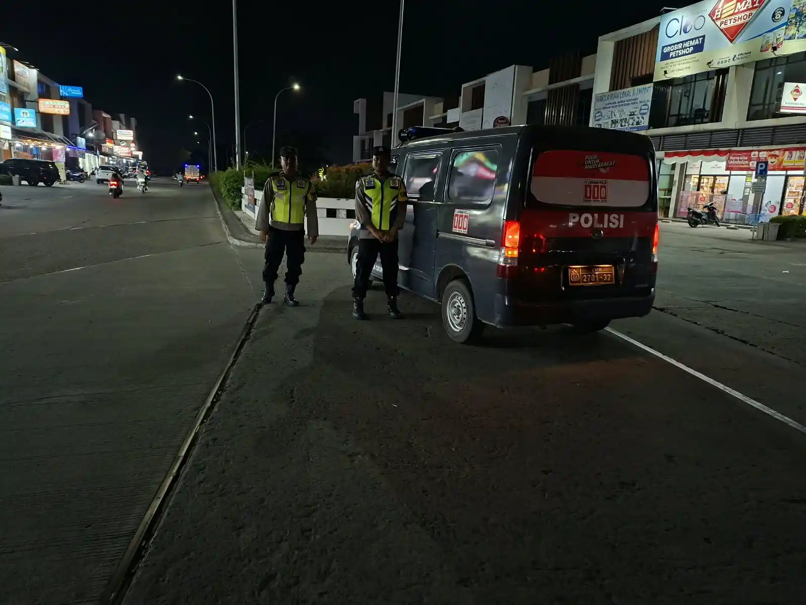 Ops Cipkon KRYD, IPDA Andhika V.O. Pimpin Patroli Mobile di Sejumlah Titik Citra Raya