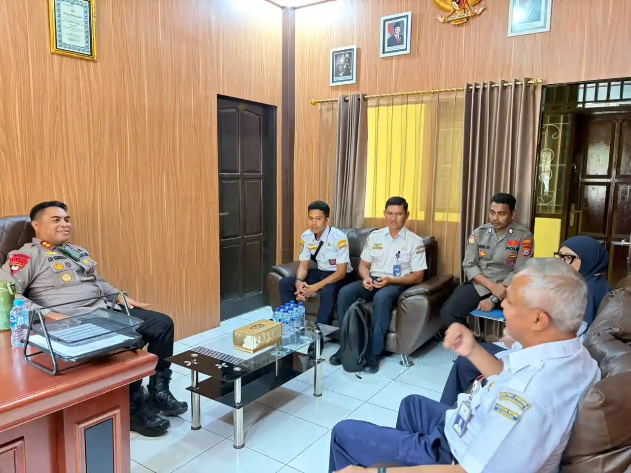 Dukung Keamanan dan Kelancaran Bandara, Kapolres Maybrat Bahas MOU/PKS Bersama UPBU Ayawasi