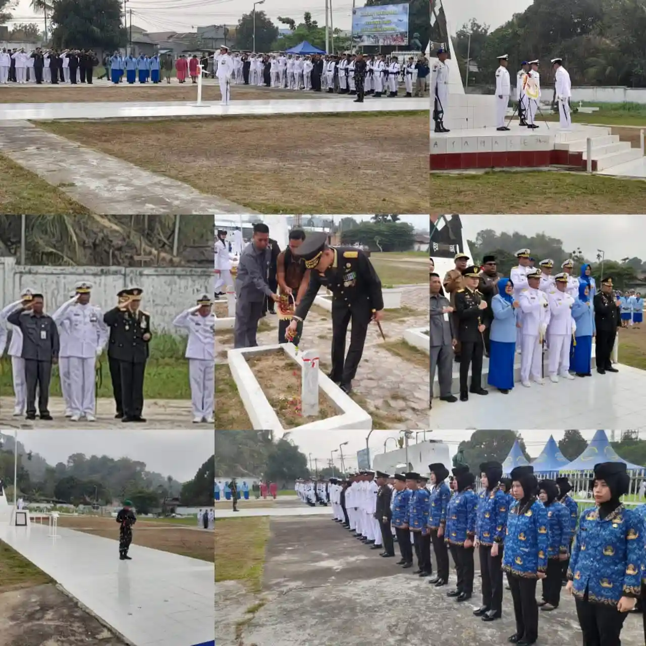 Upacara dan Ziarah Nasional HUT ke-81 TNI di TMP Trijaya Sakti Sorong, Gelar Tabur Bunga Mengenang Jasa Para Pahlawan