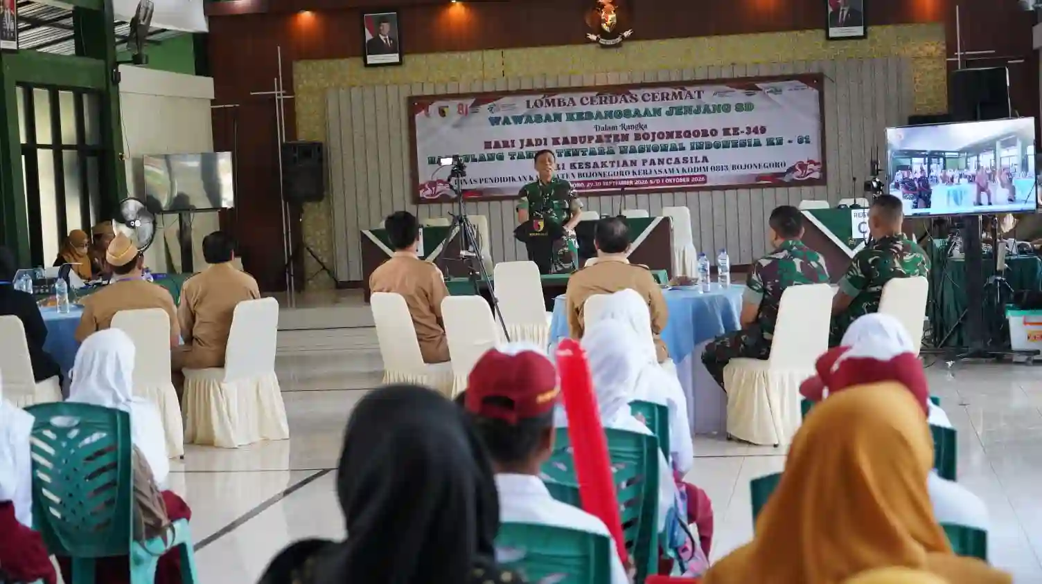 Semarak HJB dan HUT TNI 2026, Pemkab bersama Kodim Bojonegoro Gelar LCC Wawasan Kebangsaan