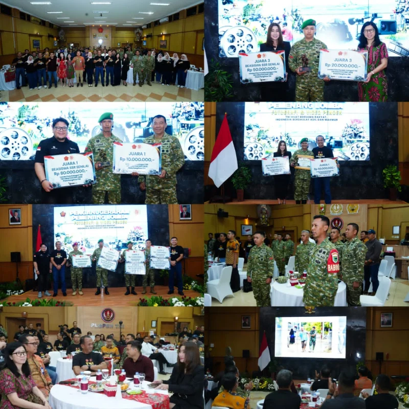 Prajurit Kodam XVIII/Kasuari Raih Prestasi di Ajang Lomba Foto dan Video Pendek HUT ke-81 TNI