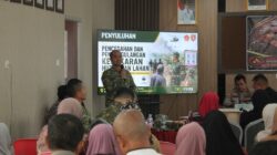 TIM PENYULUH KARHUTLA MABES TNI BERSAMA PASIS DIKREG 56 SESKO TNI EDUKASI MASYARAKAT SAMARINDA SEBERANG PENTINGANYA TENTANG KARHUTLA  