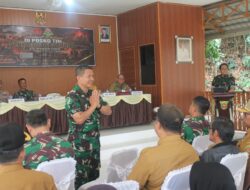 BERSAMA CEGAH KARHUTLA, TIM MABES TNI  BERSAMA PASIS DIKREG KE 56 SESKO TNI  PERKUAT KESIAPSIAGAAN WARGA SAMBUTAN   