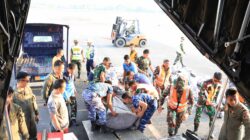 Hercules TNI AU Mendarat di Lanud Sjamsudin Noor Bawa Kekuatan Baru dari Kemhan RI, Penanganan Karhutla Kalimantan Selatan Kian Diperkuat