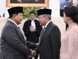 Panglima TNI Hadiri Pelantikan Menteri Keuangan RI