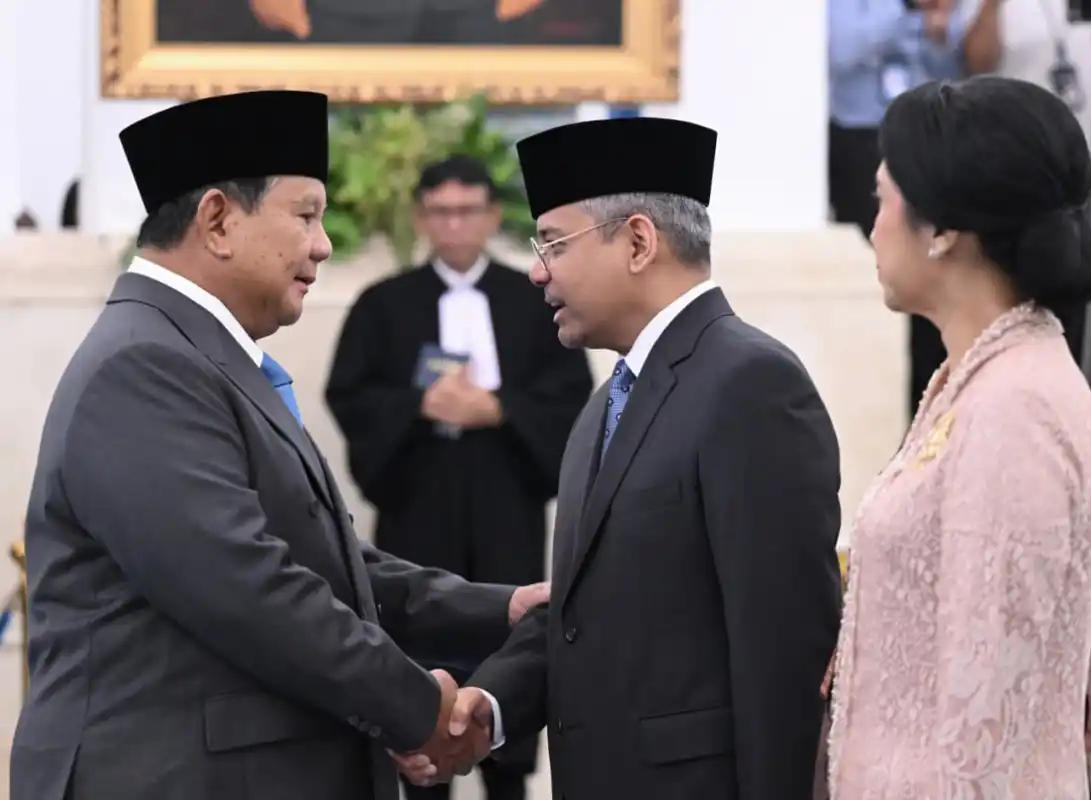 Panglima TNI Hadiri Pelantikan Menteri Keuangan RI