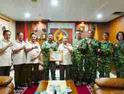 Jelang HUT Ke-81 TNI, Kas Kohanudnas Anjangsana kepada Jenderal (HOR) H.B.L. Mantiri