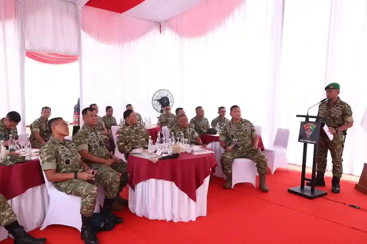 Yonif TP Hadir, Pertahanan dan Pembangunan Berjalan Bersama