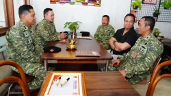 Rangkaian HUT, Wadan Kodiklat TNI Silaturahmi dengan Mantan Panglima TNI