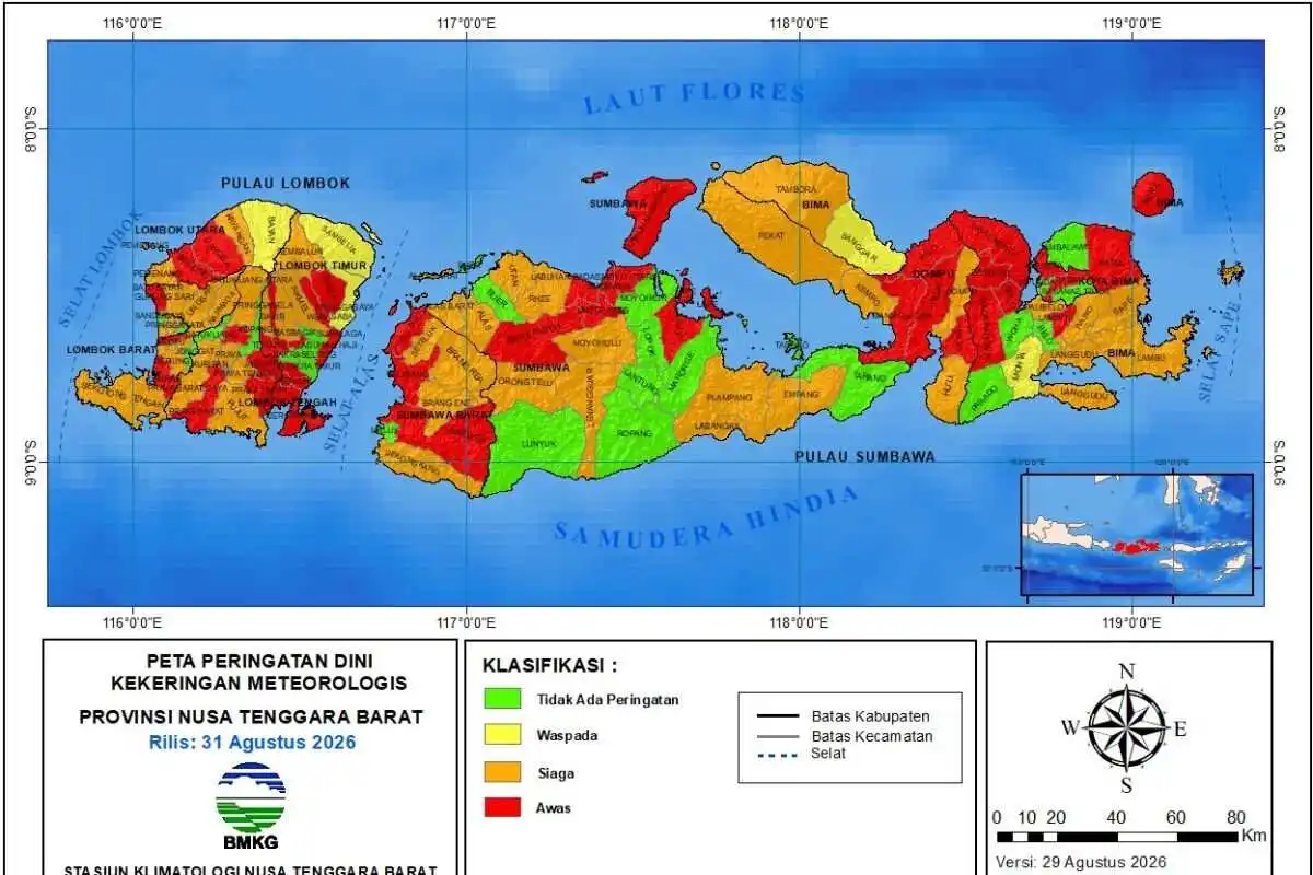Kekeringan Parah Melanda Nusa Tenggara Barat